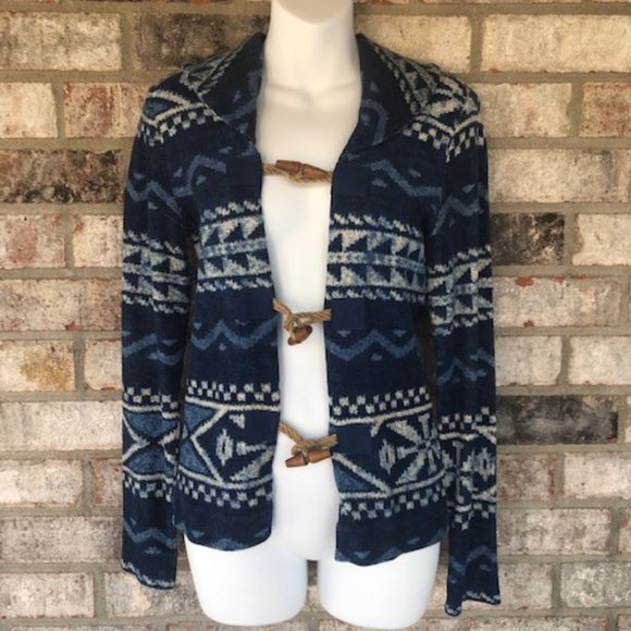 RALPH LAUREN COTTON JACKET SOUTHWESTERN PRINT - Picture 1 of 15
